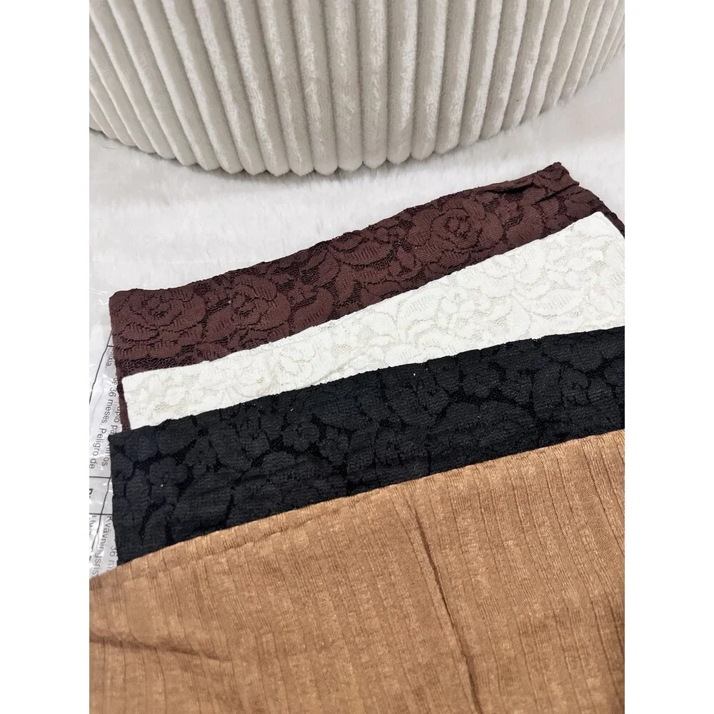 5 Pcs Wide Lace Headbands for Women